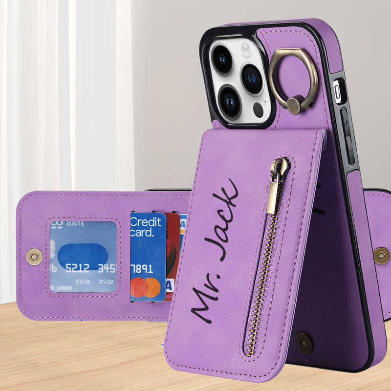 Individuelle Handytasche aus Leder
