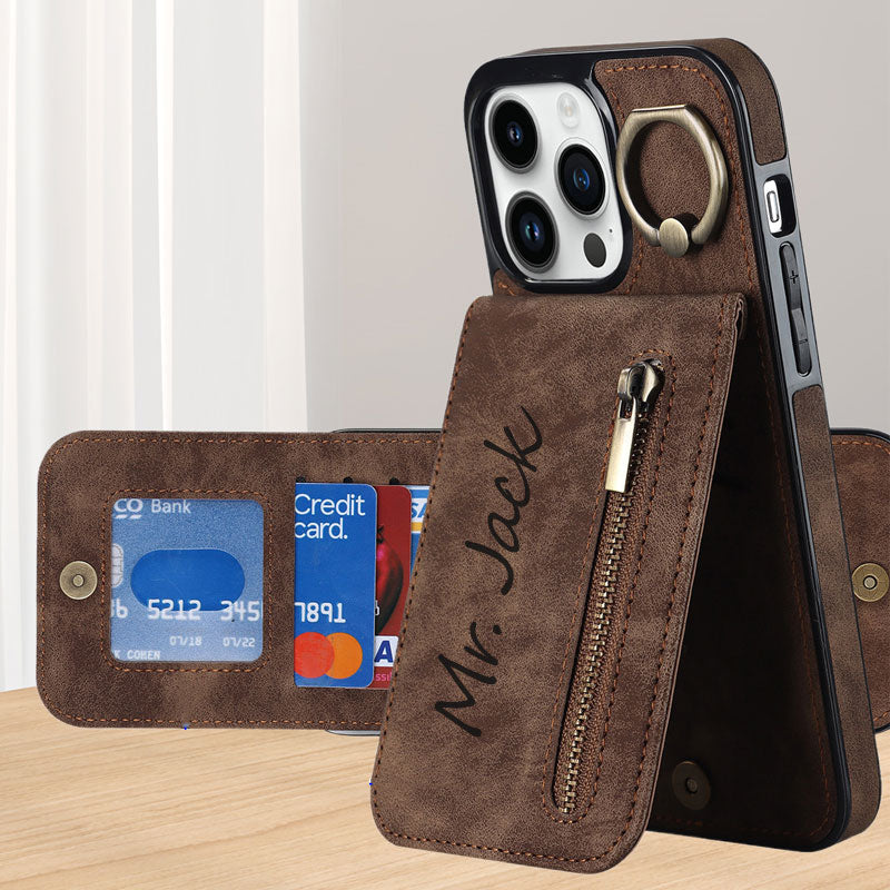 Individuelle Handytasche aus Leder