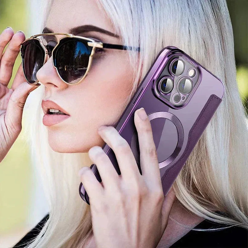 Flip in pelle personalizzato