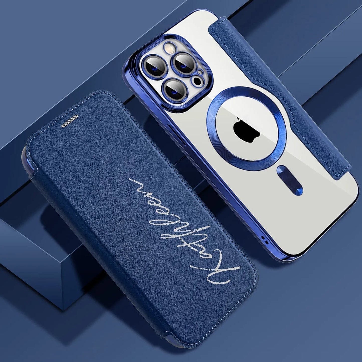 Flip in pelle personalizzato
