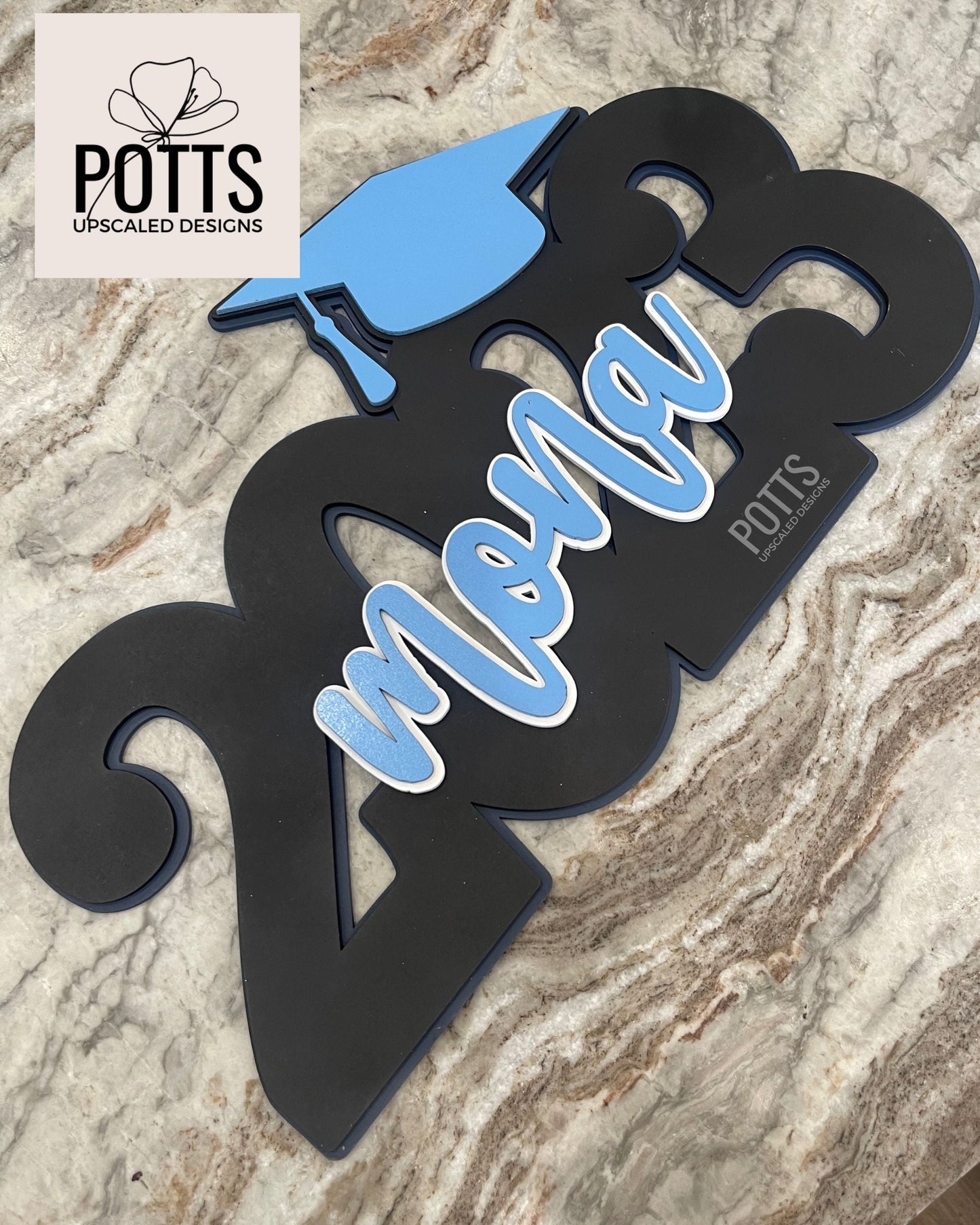 Personalisiertes Deluxe-Abschluss-Schild