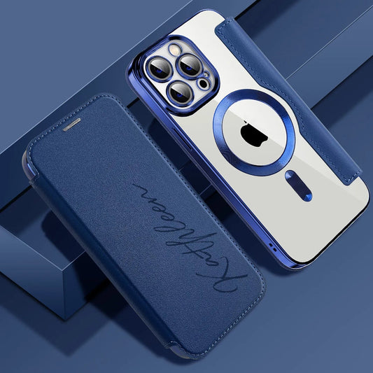 Flip in pelle personalizzato